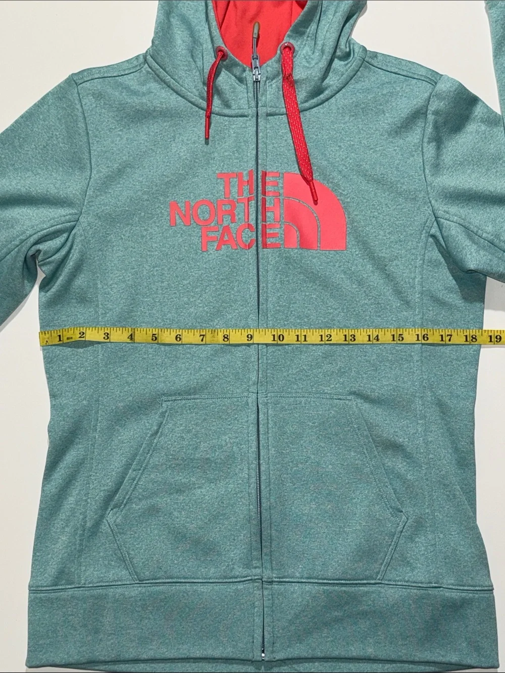 The North Face light teal